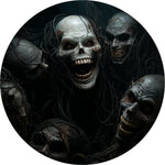 The "Laughter from Hell" Screaming Ghouls Spare Tire Cover