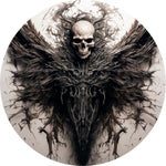 Dark Winged Skull Spare Tire Cover