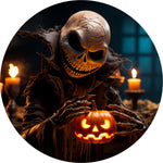 Jack Skull Pumpkin Spare Tire Cover