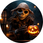 Hooded Pumpkin Reaper Spare Tire Cover