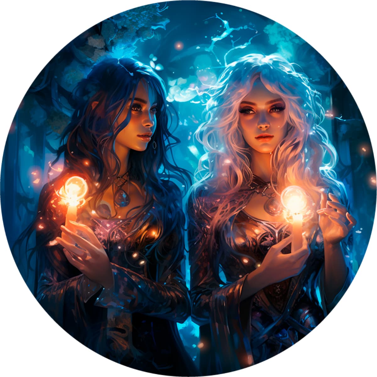 Mystic Enchantress Glowing Nebula Spare Tire Cover