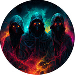 Hellfire Reapers: Glowing Eyes Skull Spare Tire Cover