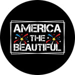America The Beautiful Patriotic Spare Tire Cover