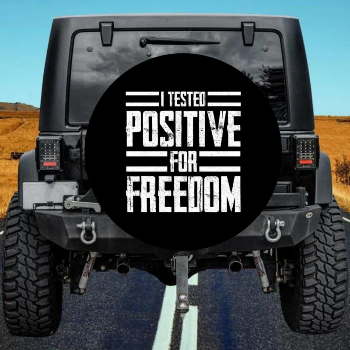 Funny I Tested Positive For Freedom Spare Tire Cover
