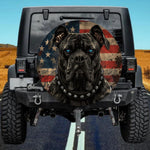 Midnight Sentry Flag Vista Spare Tire Cover