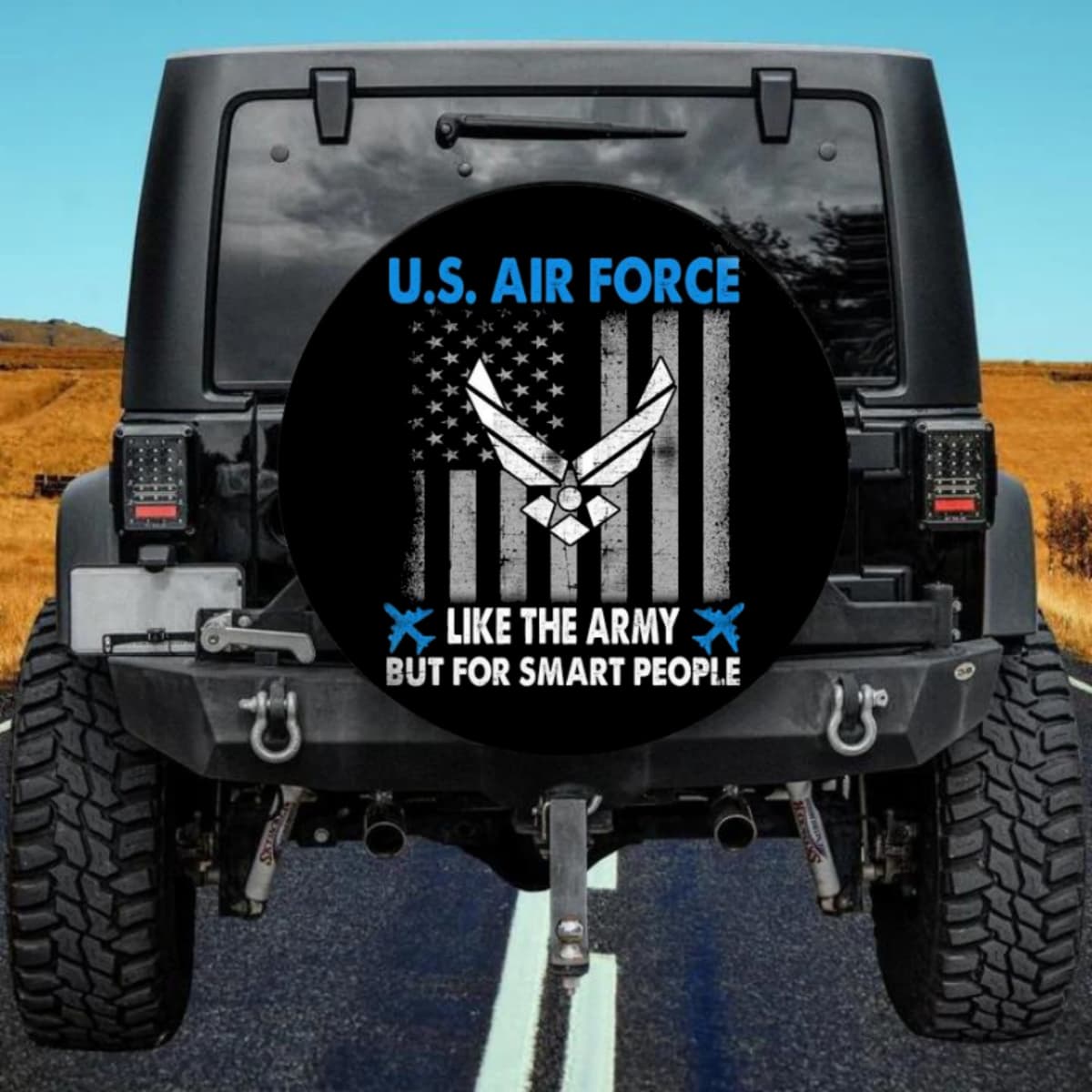 U.S. Air Force Like The Army But For Smart People Spare Tire Cover