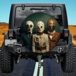 Steampunk Mask Spare Tire Cover - Victorian Horror Art