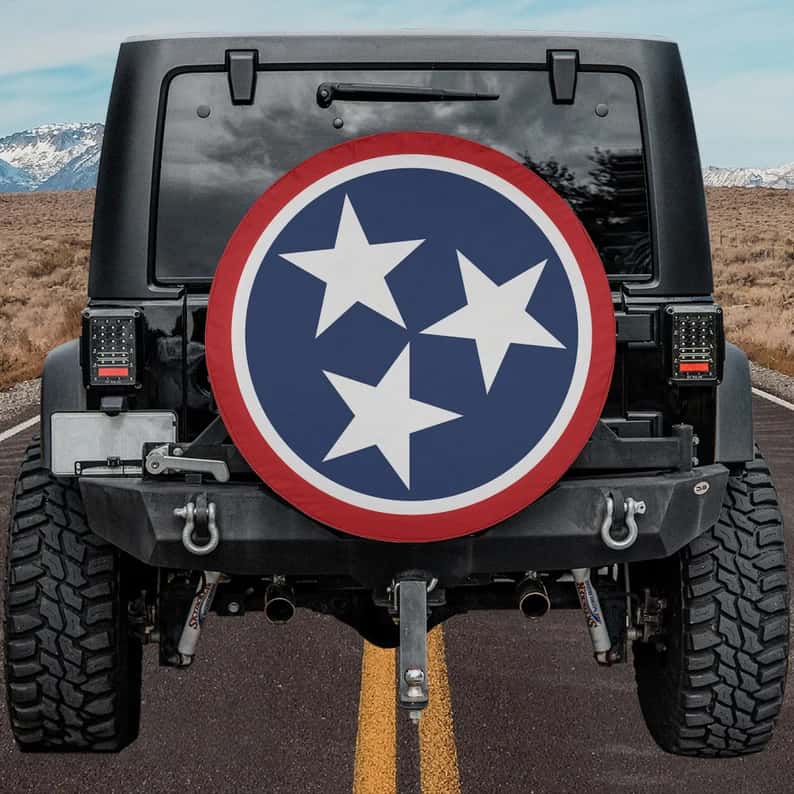 The Tri-Star Emblem Spare Tire Cover