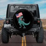 Tyrannosaurus Patriot Spare Tire Cover