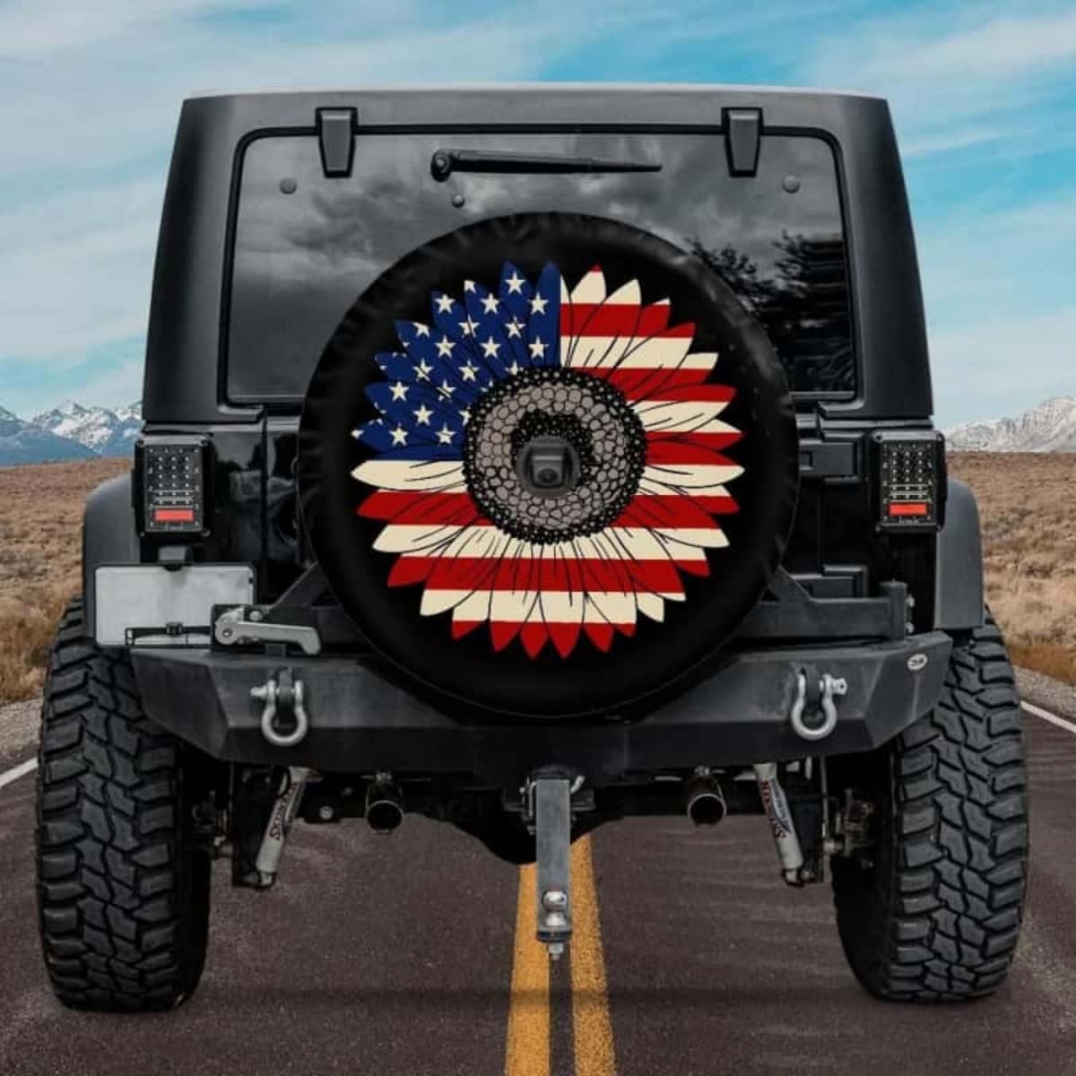 The Patriot’s Bloom Spare Tire Cover