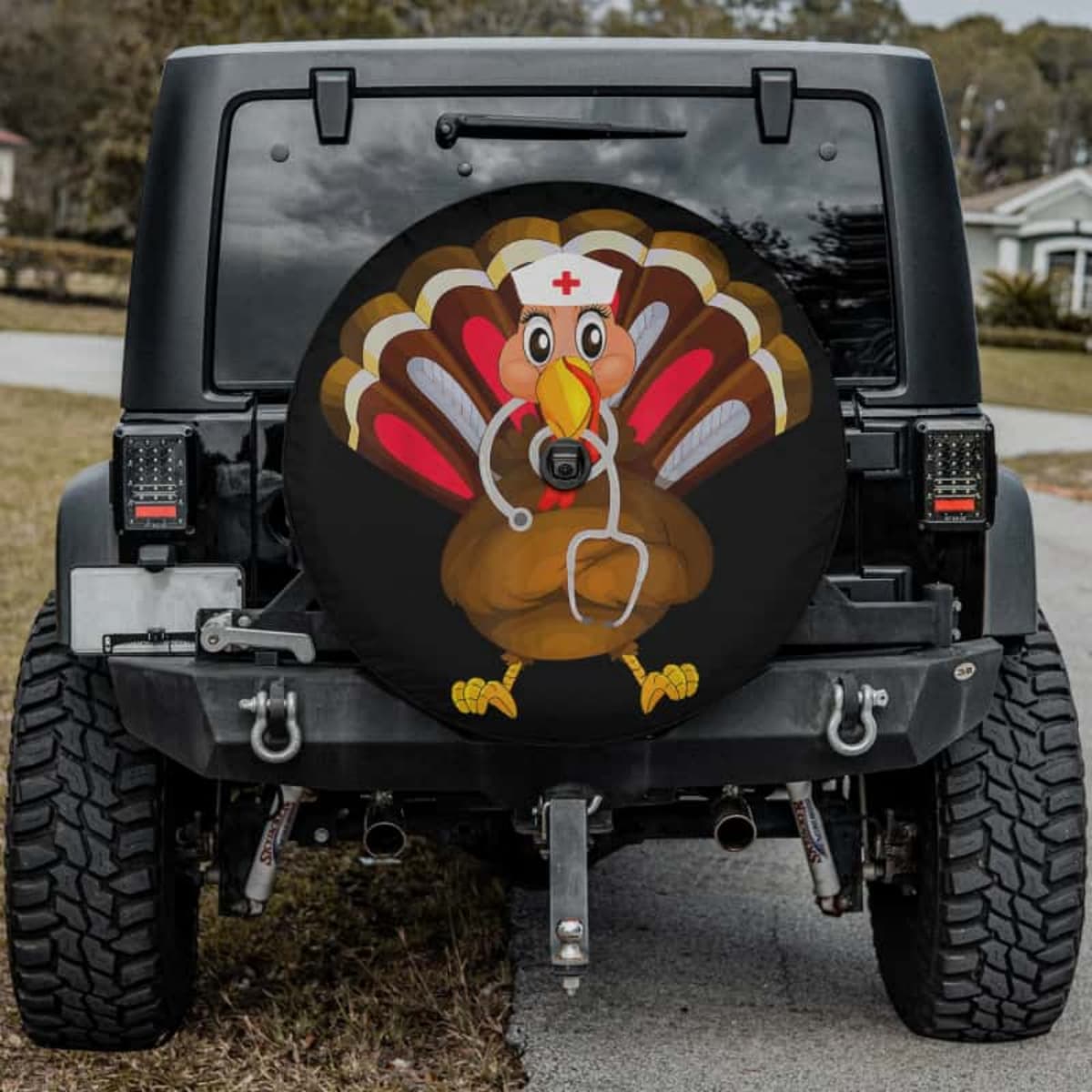The Nursing Turkey Tribute Spare Tire Cover