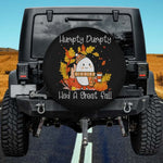 The Pumpkin Spice Egg Spare Tire Cover