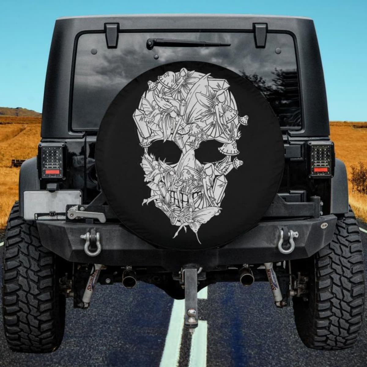 The Fairy Skull Spare Tire Cover