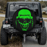 Megadeth Vic Rattlehead Spare Tire Cover