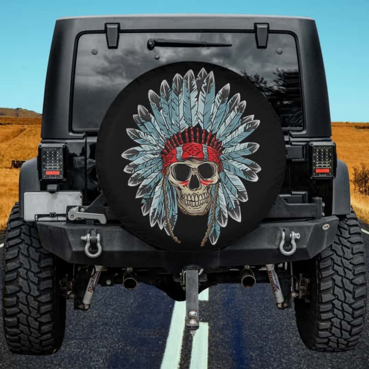 Pale Blue Heritage Spare Tire Cover