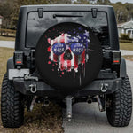 Ultra MAGA Patriot Skull Spare Tire Cover