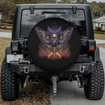 Celestial Moth Skull Spare Tire Cover