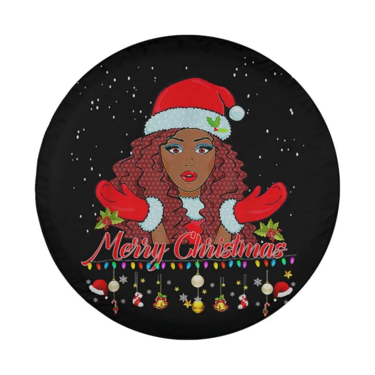 The Soulful Christmas Queen Spare Tire Cover
