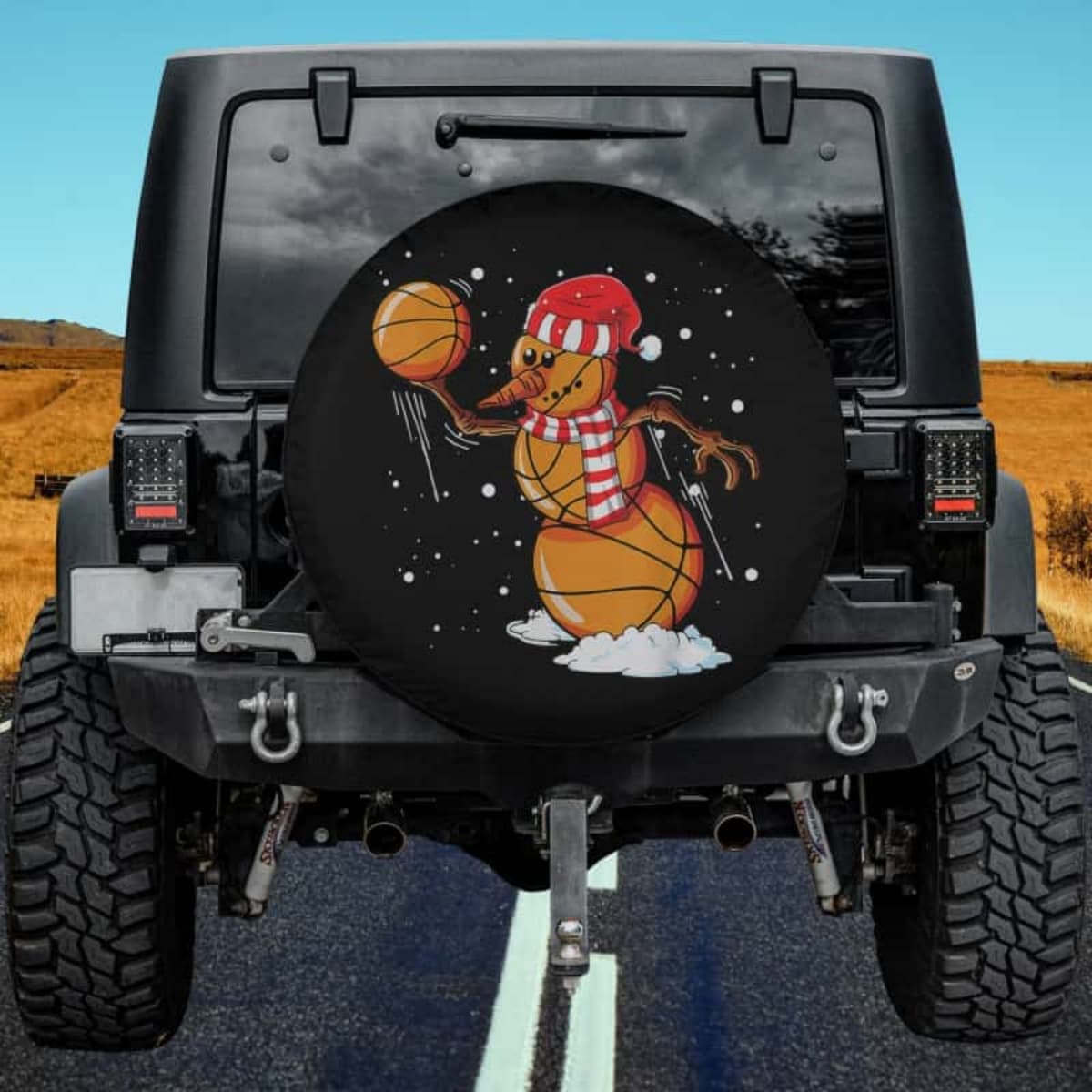 The Hoops Frosty Spare Tire Cover
