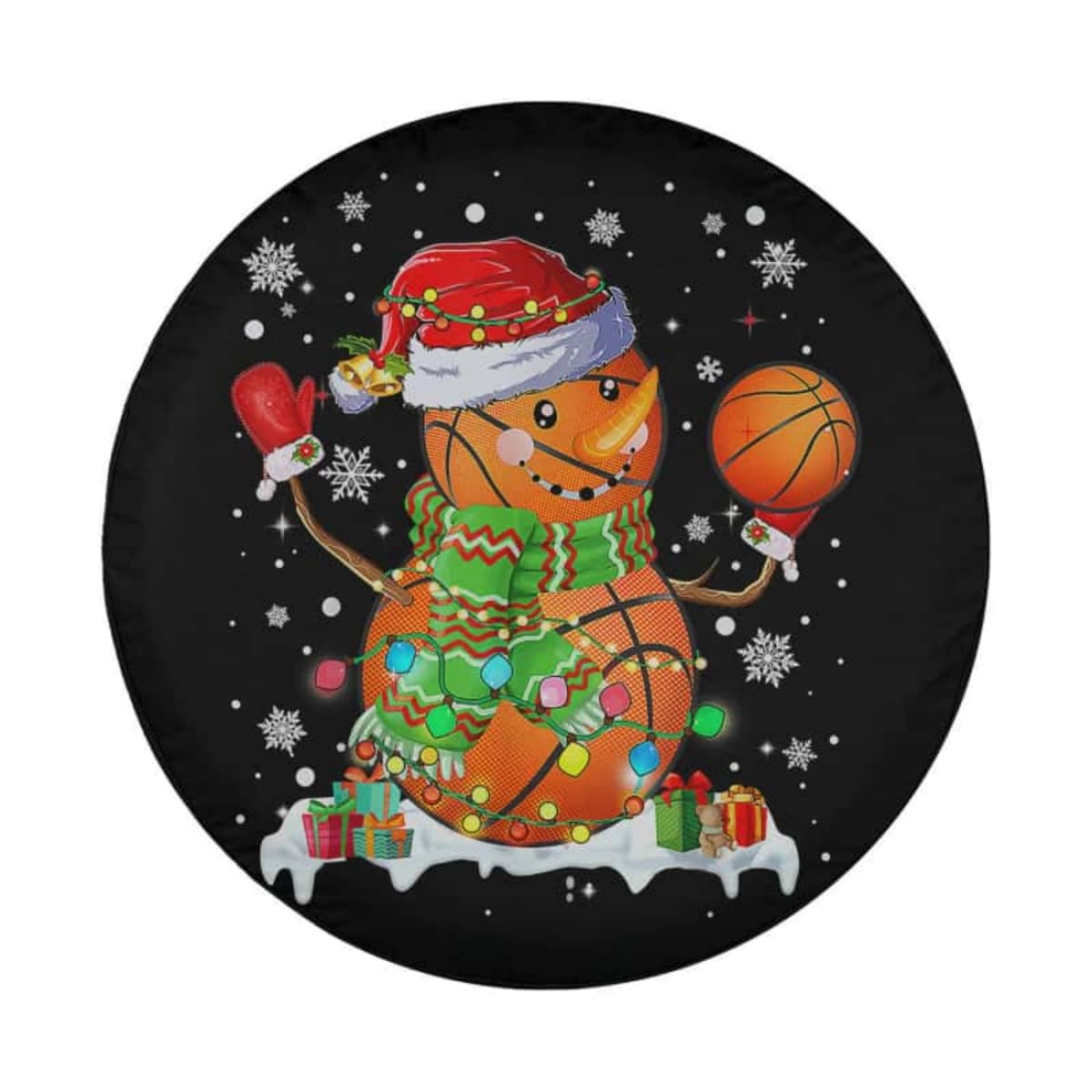 The Neon Basketball Frosty Spare Tire Cover