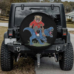 Pug-A-Saurus Rex Spare Tire Cover