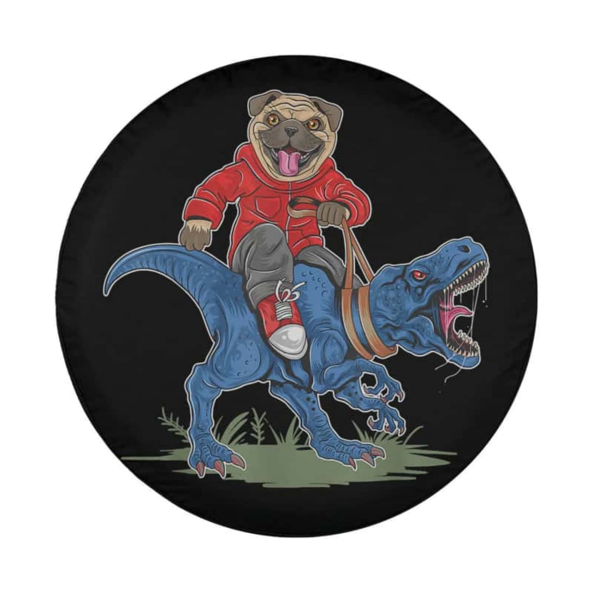 Pug-A-Saurus Rex Spare Tire Cover