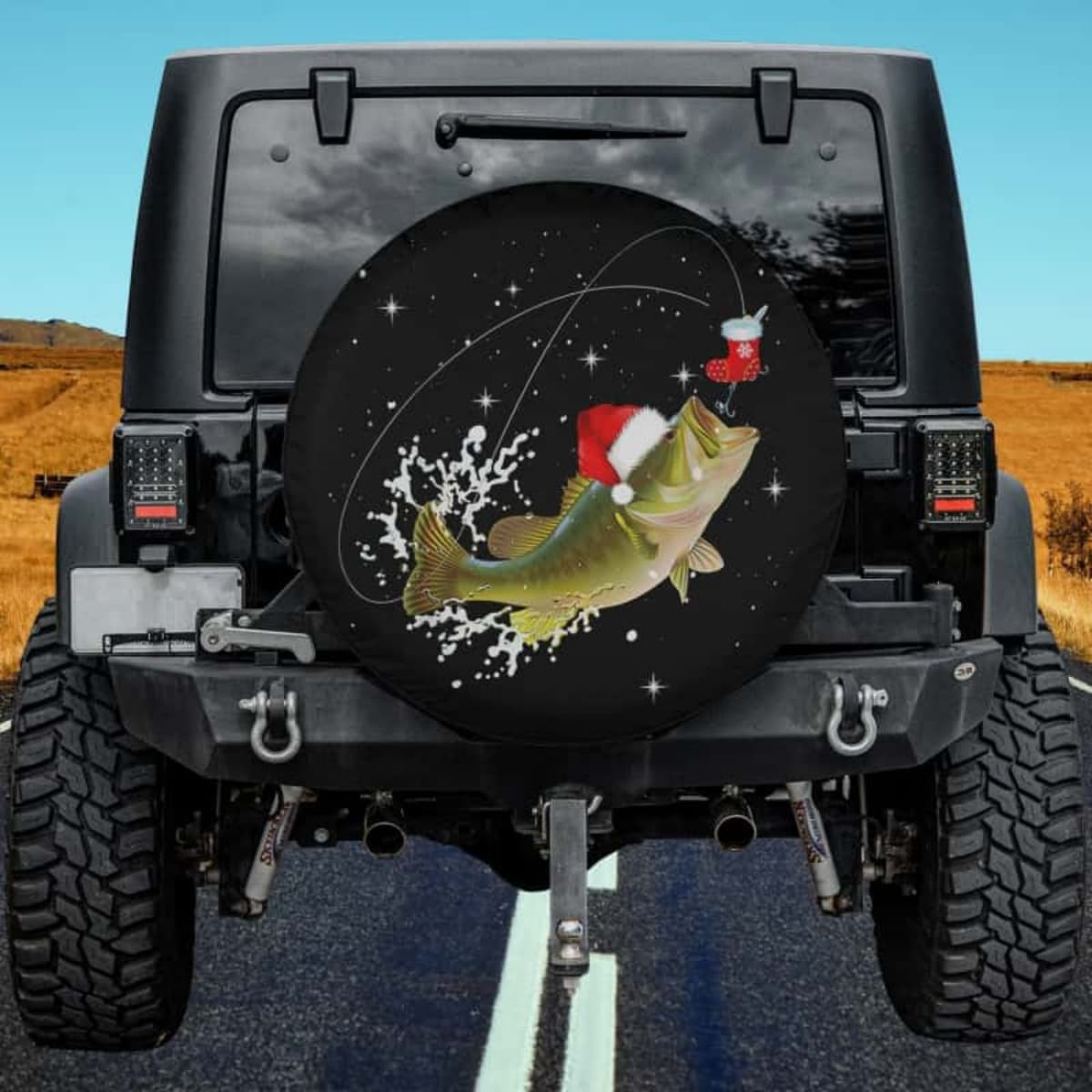 Hooked on Holidays Spare Tire Cover