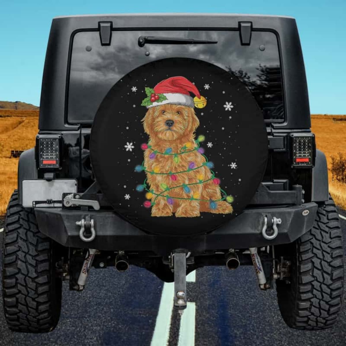 The Brightest Good Boy Spare Tire Cover