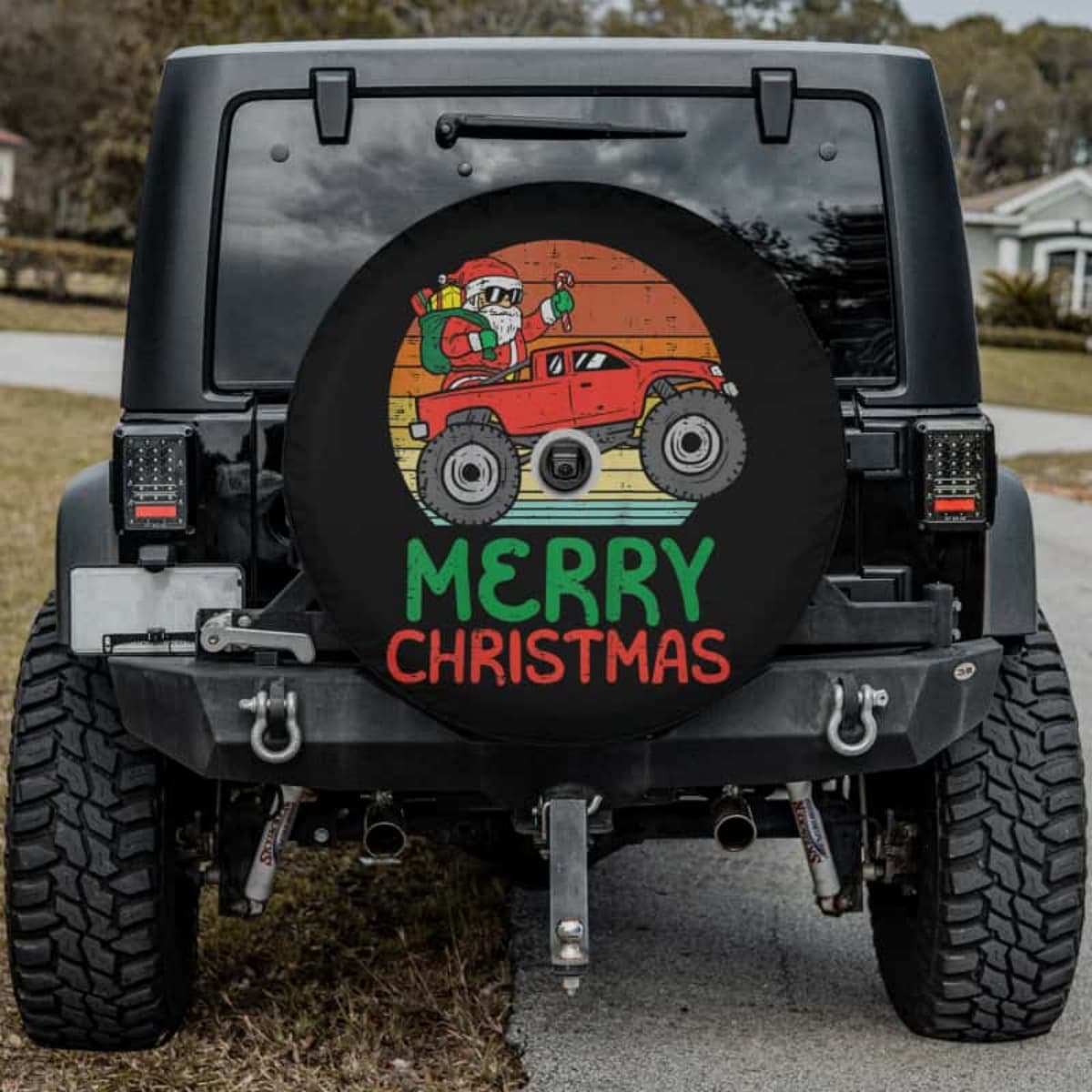 The Monster Truck Merry-Maker Spare Tire Cover