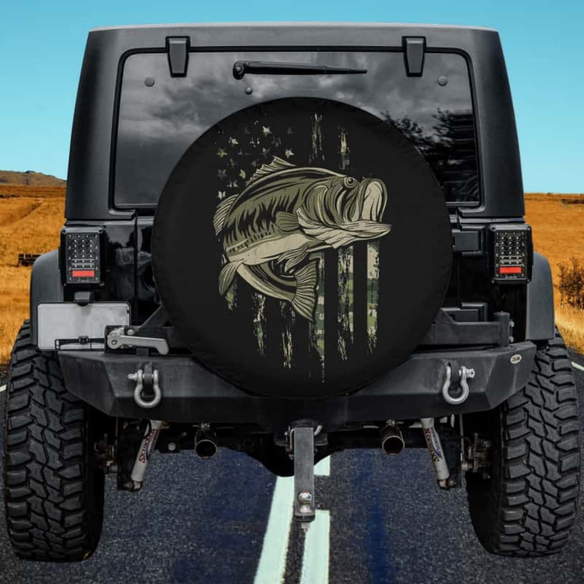 The Stealth Striker Spare Tire Cover