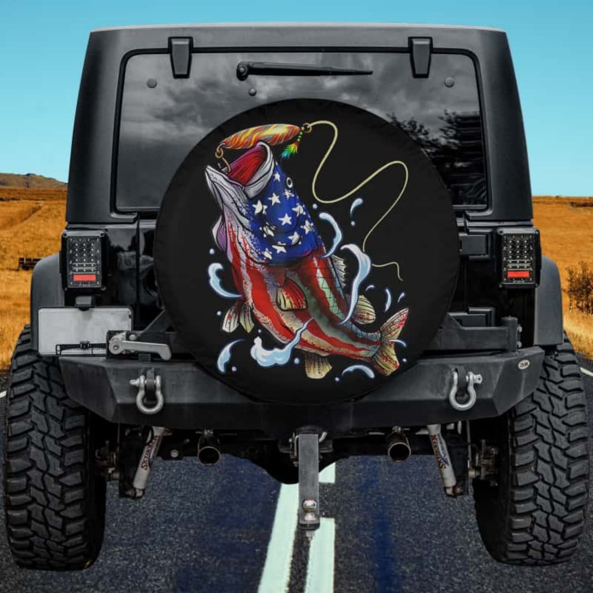 Lure of Liberty Spare Tire Cover