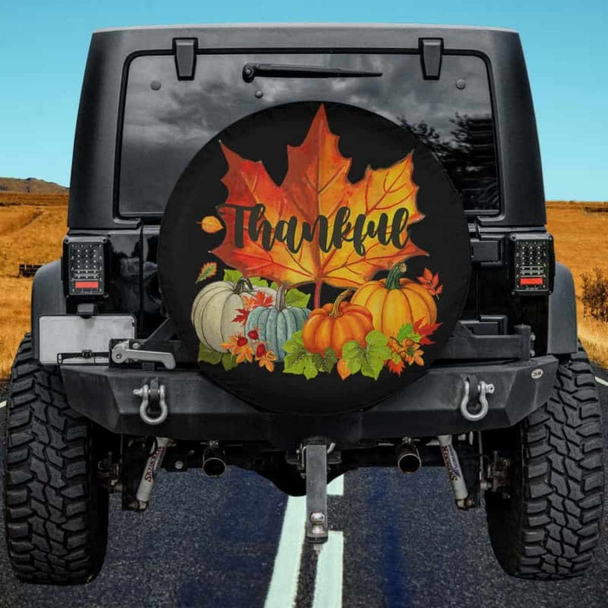 Harvest Thankfulness Spare Tire Cover