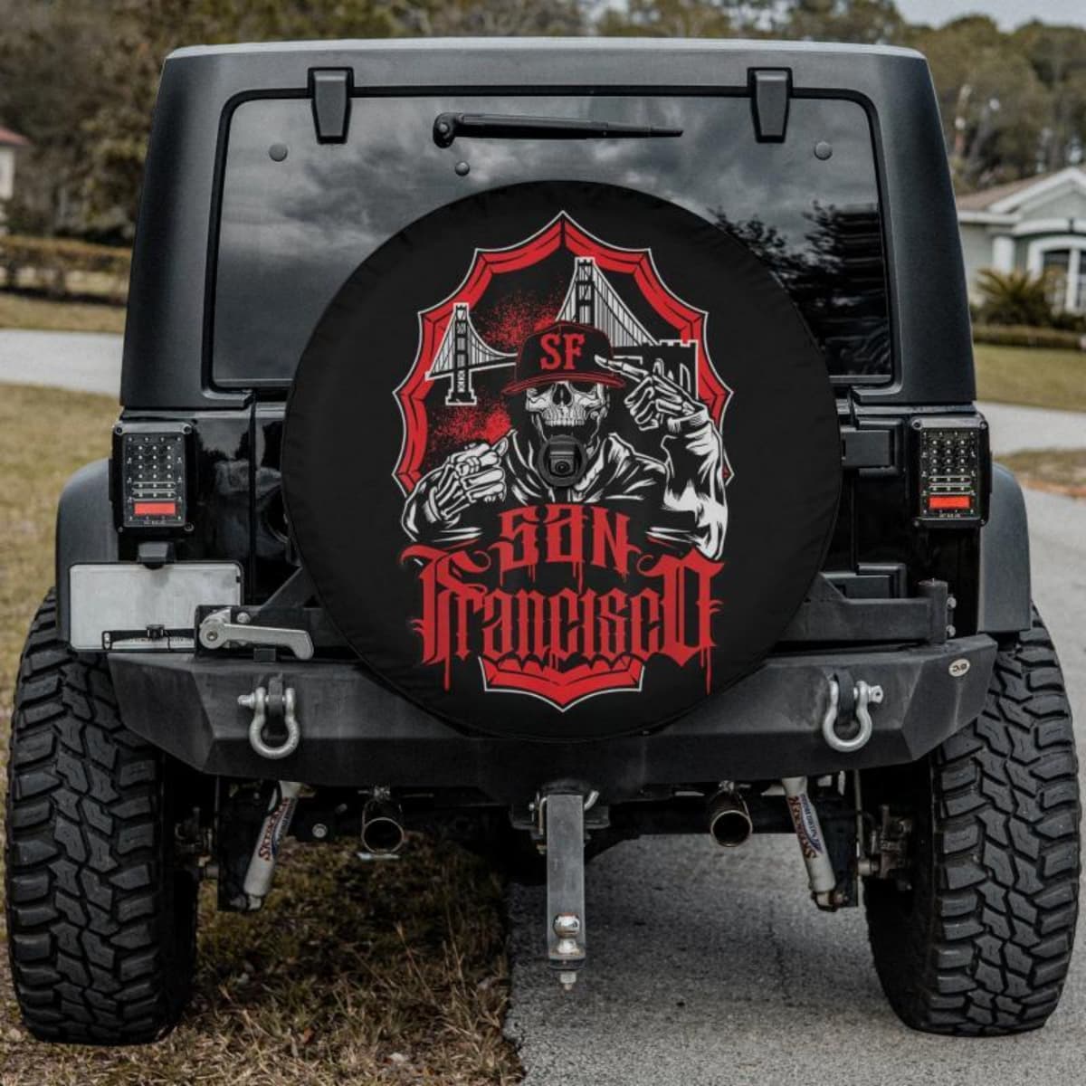 The Bay Area Badge Spare Tire Cover