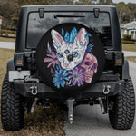 Mystic Sphynx Skull Spare Tire Cover