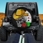 High Stakes Cowboy Skull Spare Tire Cover