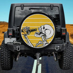 Retro Beer Skull Spare Tire Cover