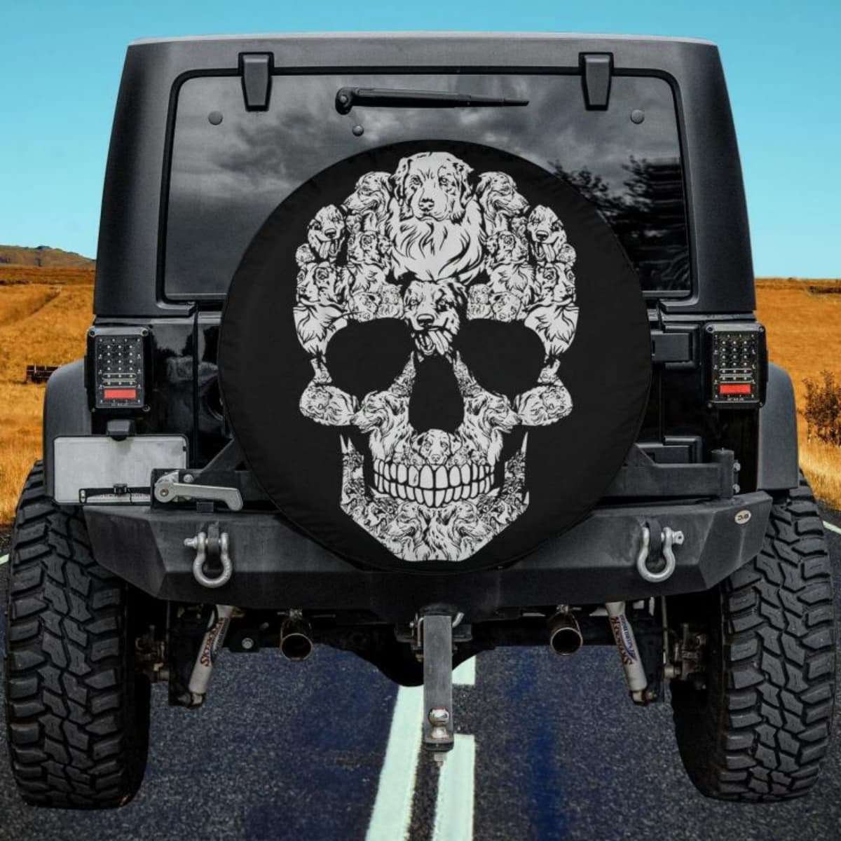 The Retriever Skull Spare Tire Cover