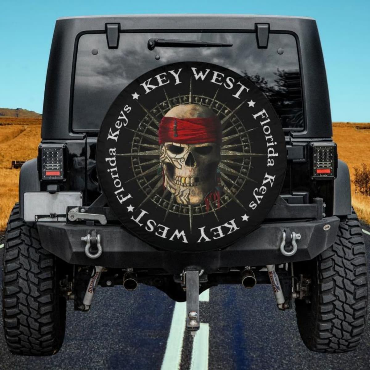 Key West Pirate Spare Tire Cover