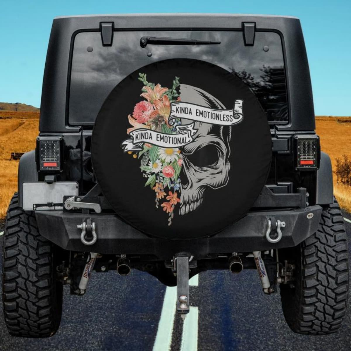 The Emotional Duality Badge Spare Tire Cover