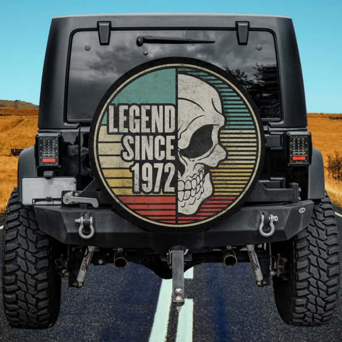 Legend Since 1972 Skeleton Spare Tire Cover