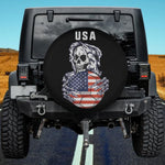 USA Soccer Skull Spare Tire Cover