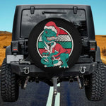 The Santasaurus Rex Spare Tire Cover