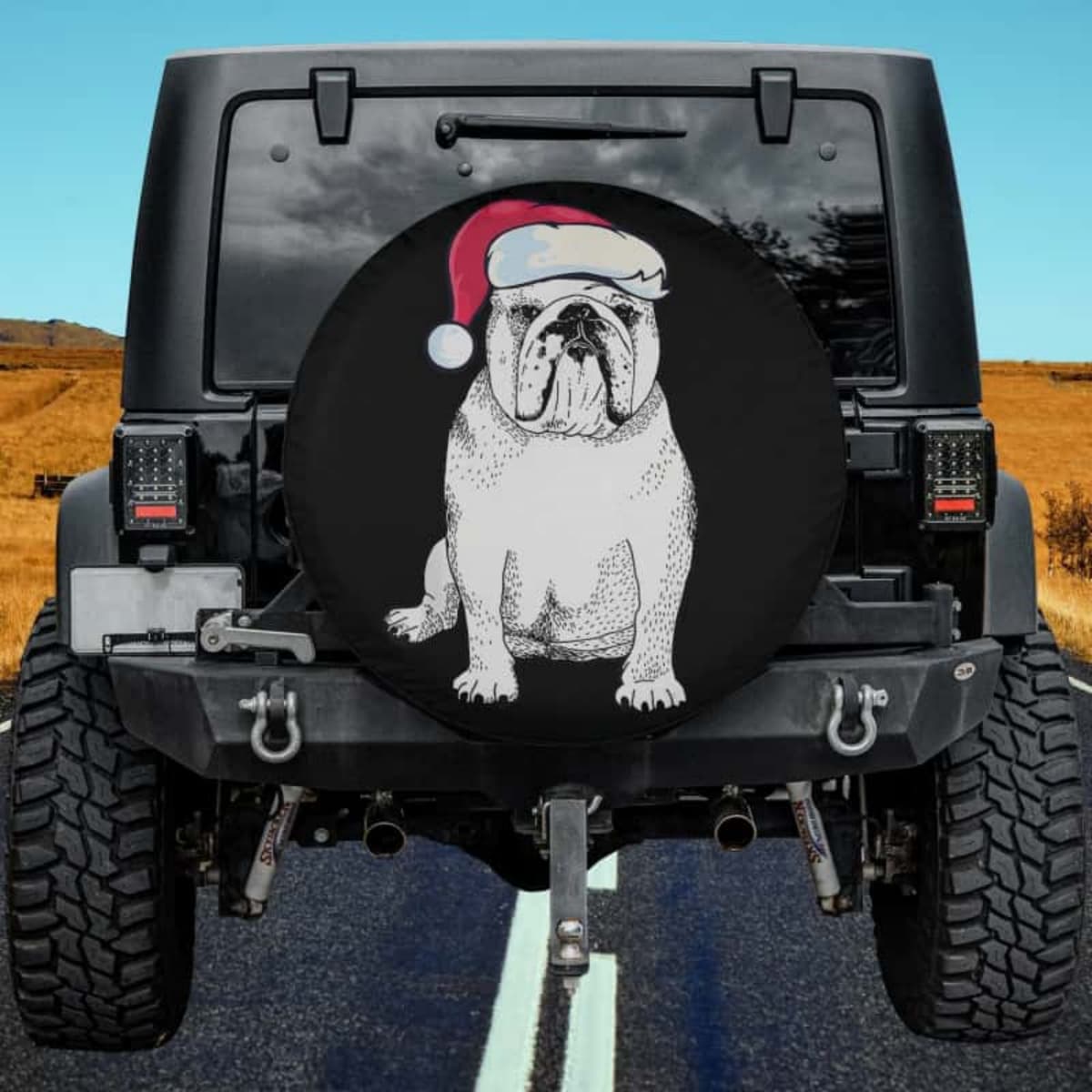 Merry Bull-mas Icon Spare Tire Cover
