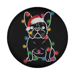 The Neon Frenchie Glow Spare Tire Cover