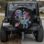 The Intergalactic Dab-asaurus Spare Tire Cover