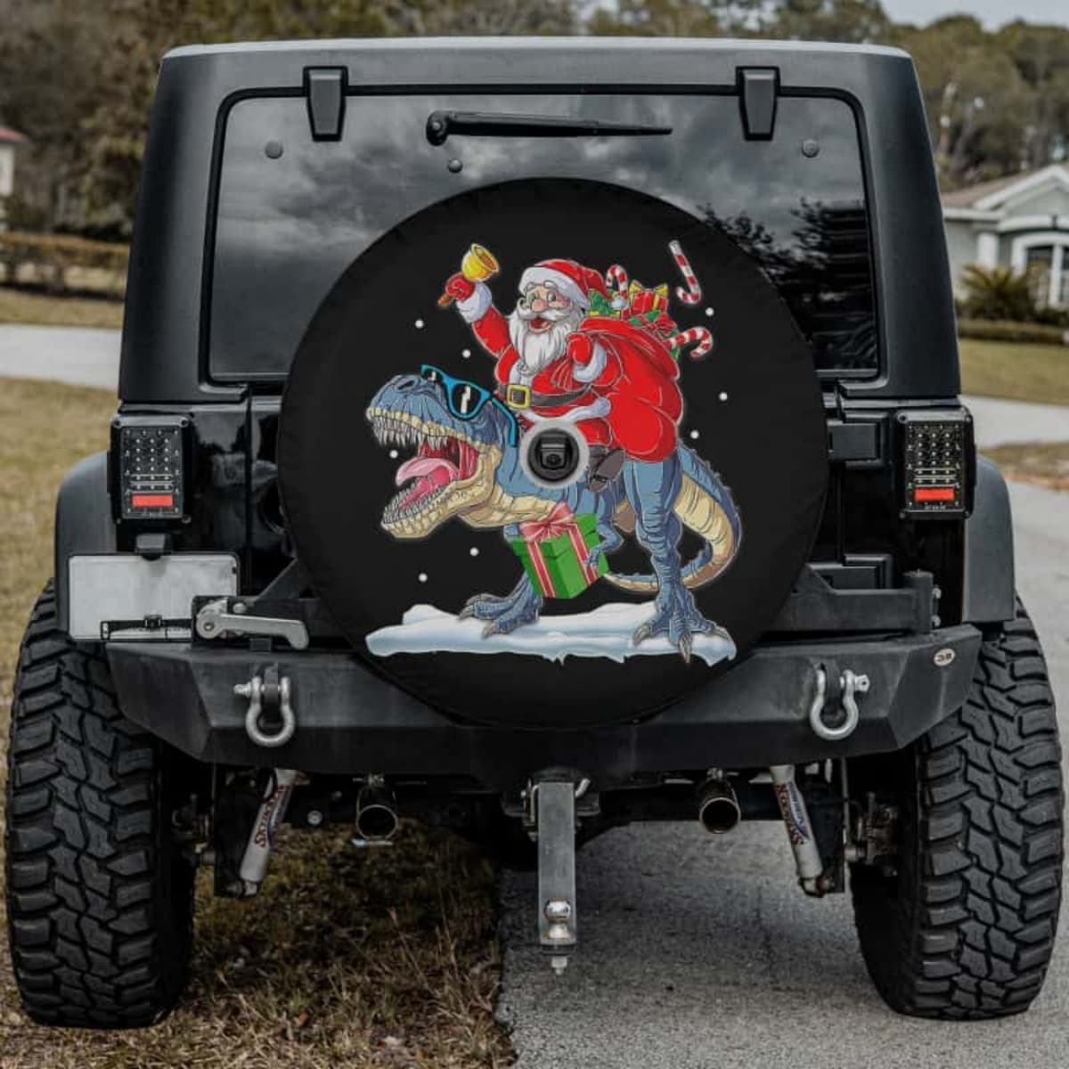 The Cool Blue Rex Rider Spare Tire Cover