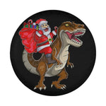 The Santa T-Rex Rider Spare Tire Cover