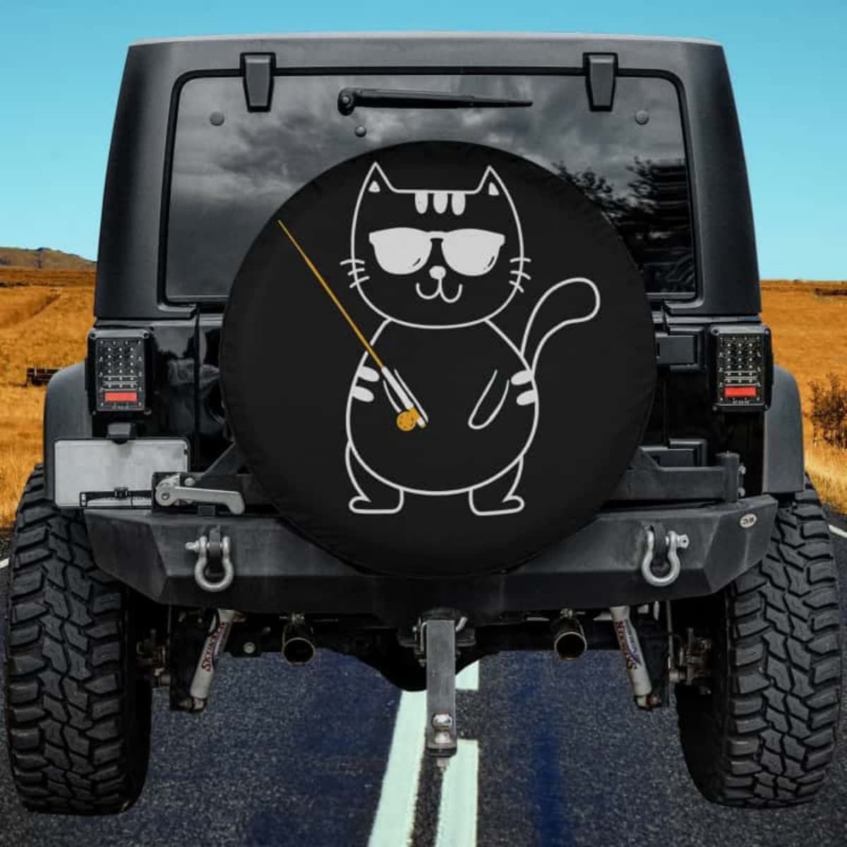 Purr-fect Catch Spare Tire Cover