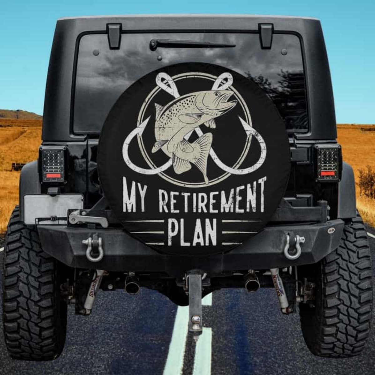The Golden Years Hook Spare Tire Cover