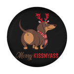 Merry Kissmyass Wiener Spare Tire Cover
